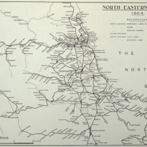 North Eastern Railway map 1904