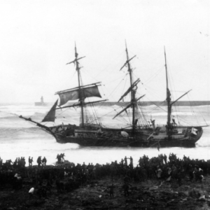Famous shipwreck on the Black Middens