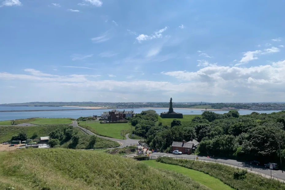 View of South Tynemouth from the Castle Banks