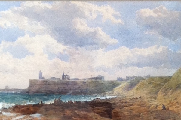 Penbal Crag and King Edward's Bay in 1867