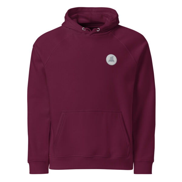 Penbal Unisex Eco Raglan Hoodie - Embroidered - Image 2