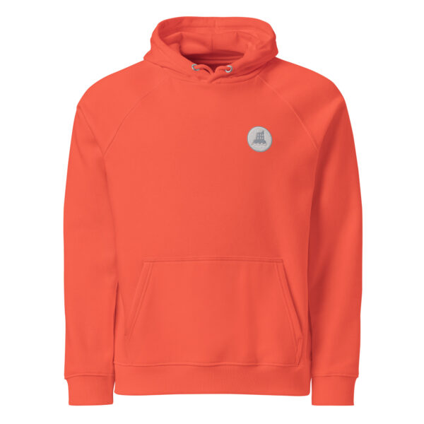 Penbal Unisex Eco Raglan Hoodie - Embroidered - Image 5