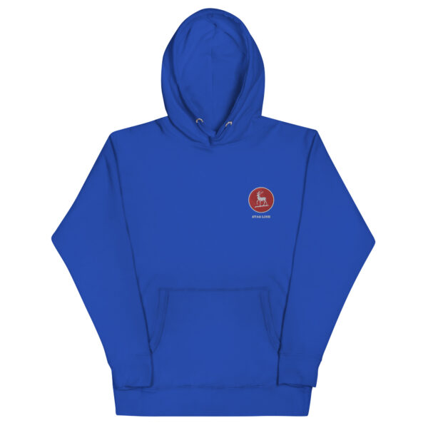 Stag Line Hoodie - Embroidered - Image 6