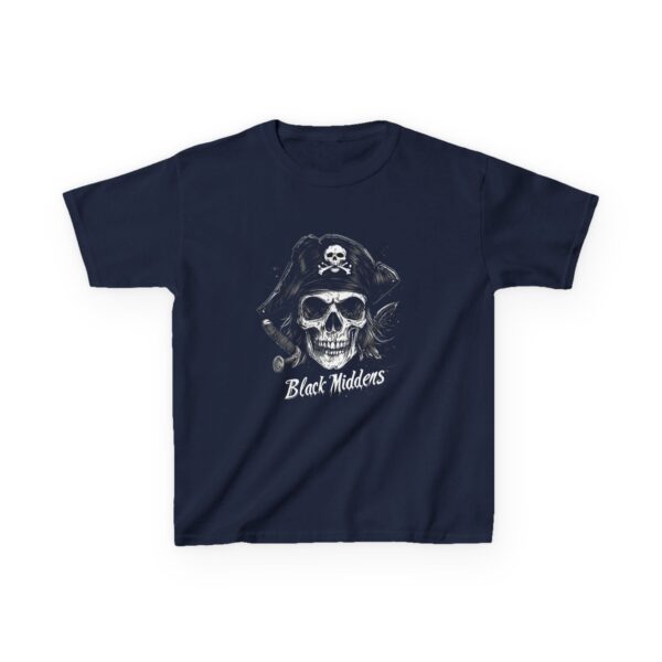 Black Middens Pirate - Kids Heavy Cotton™ Tee - Image 5
