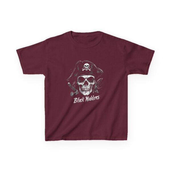 Black Middens Pirate - Kids Heavy Cotton™ Tee - Image 3