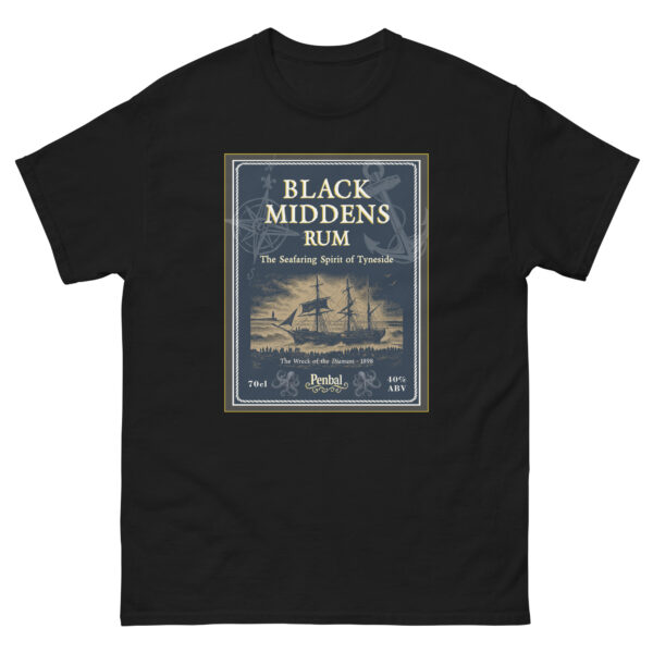 Black Middens Rum T-Shirt - Image 3
