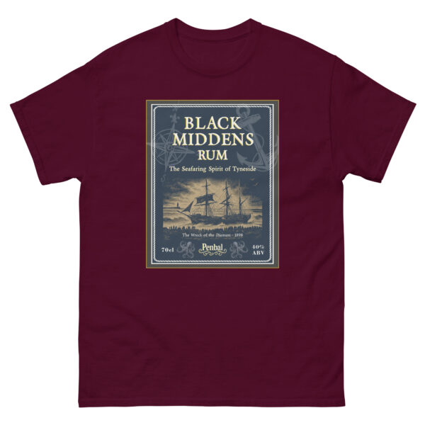 Black Middens Rum T-Shirt - Image 2