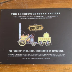 Stephensons Rocket - Metal Sign