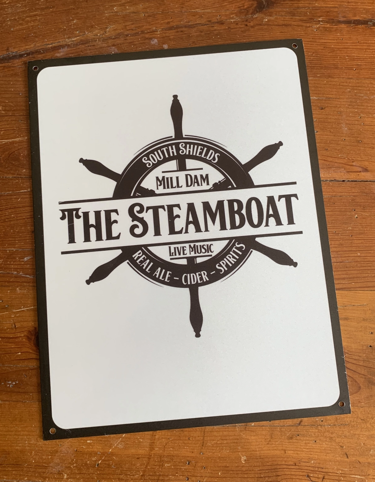 Steamboat South Shields - Metal Sign